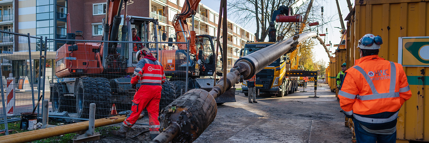 Aanleg warmtenet Deltalaan