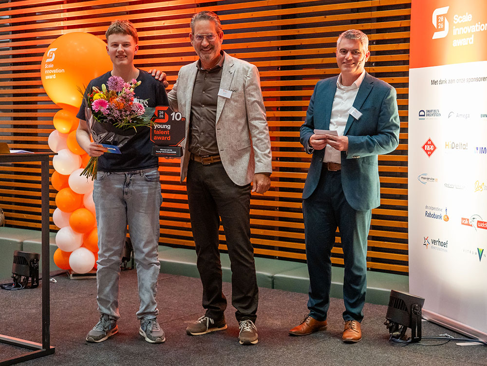 Student ROC Da Vinci College wint Young Talent Award met innovatieproject