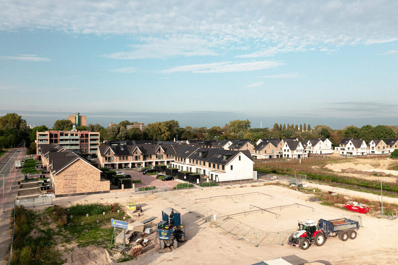 Bouw aan nieuwe woonwijk Amstelwijck