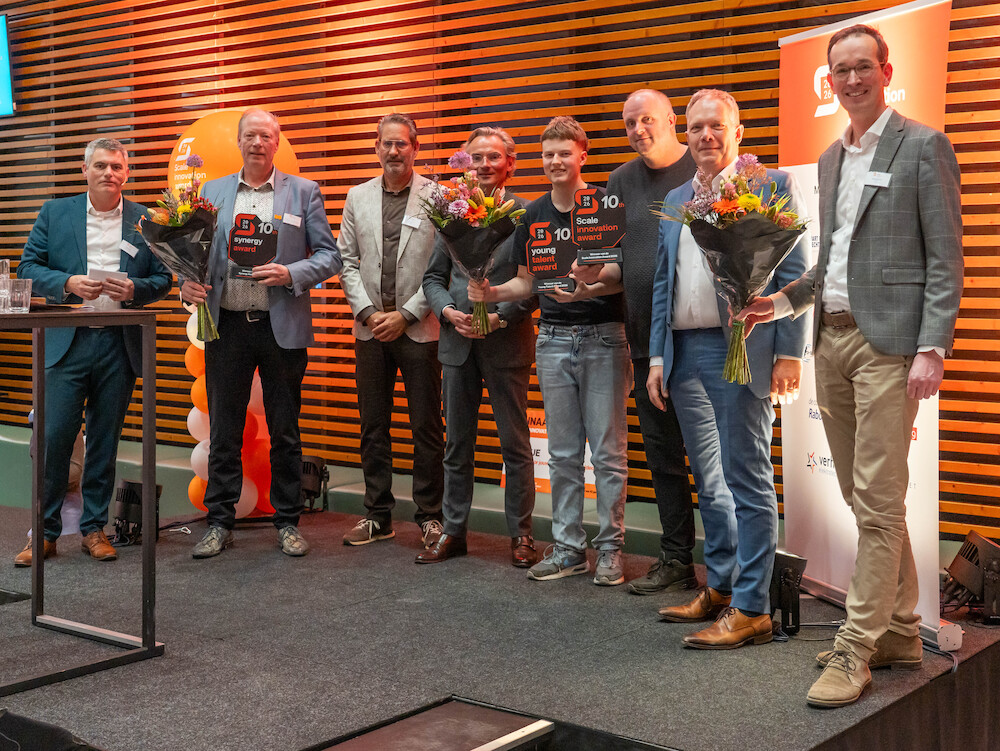 De winnaars van de Scale Innovation Award, Synergy Award en Young Talent Award van 2026
