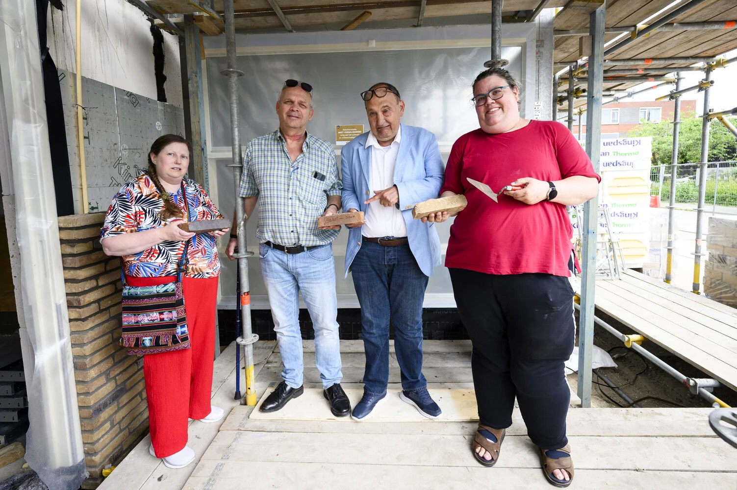 Eerste symbolische steen wordt gelegd