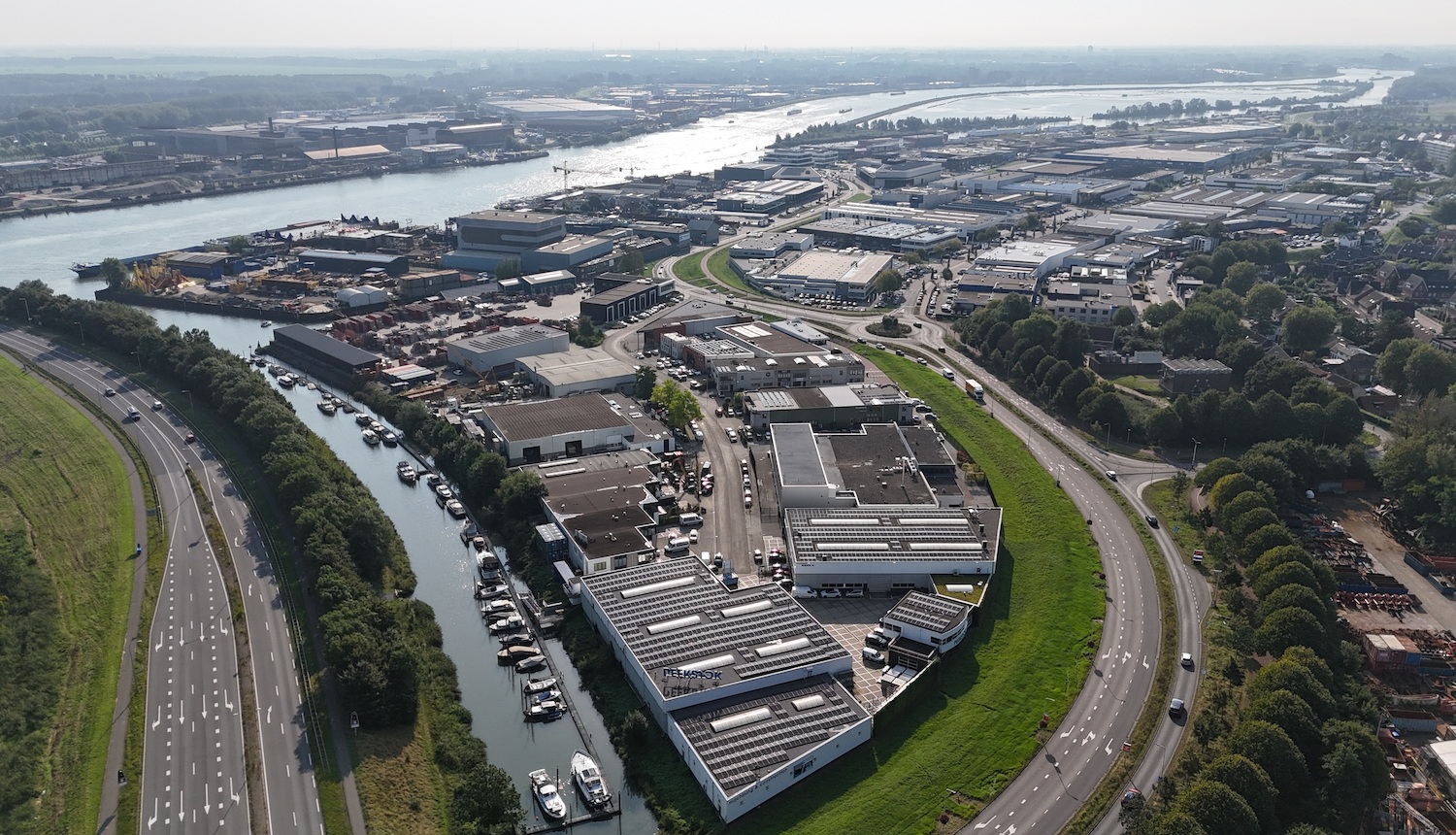 Antoniapolder van bovenaf