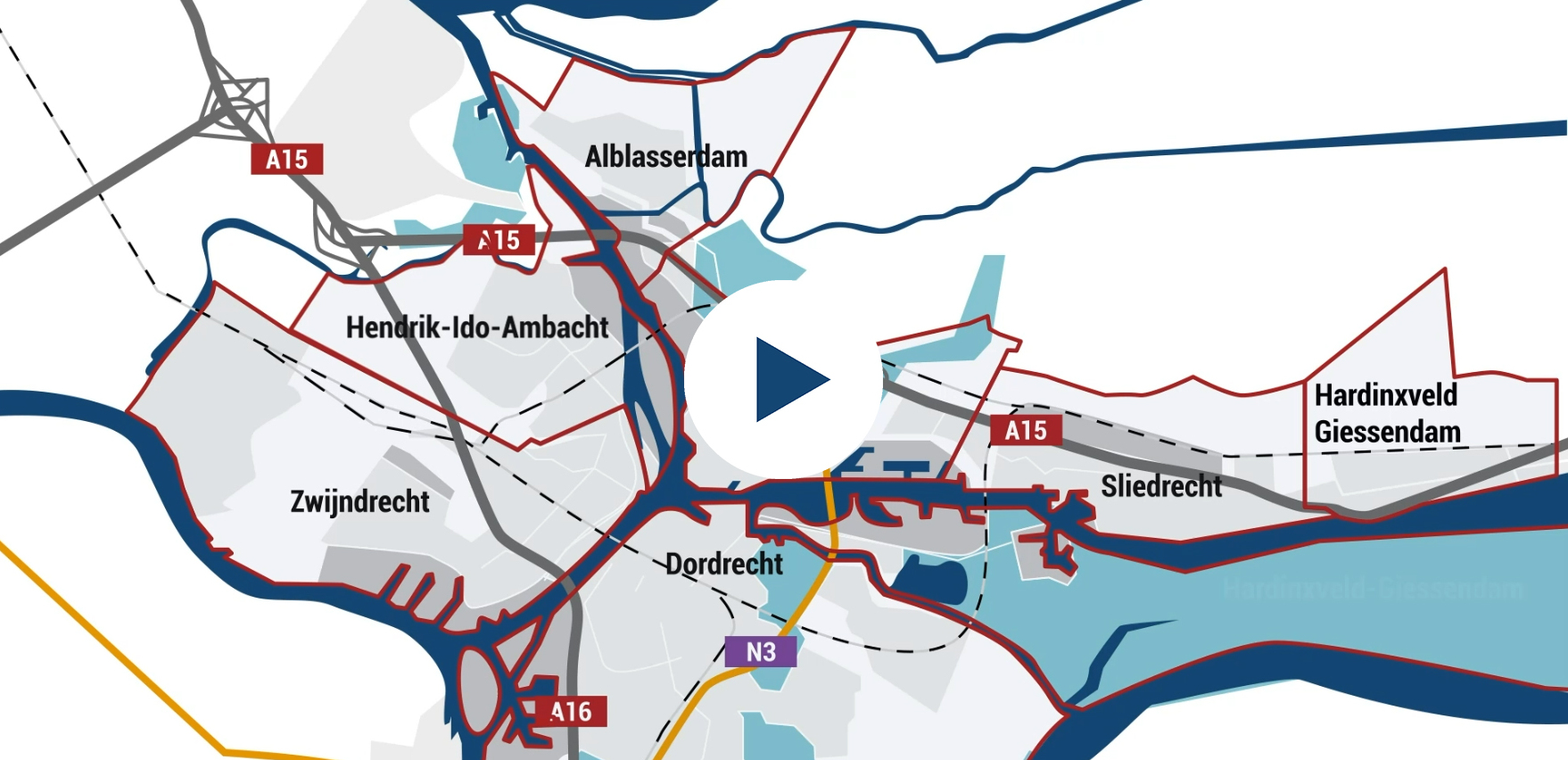 Animatievideo Smart Delta Drechtsteden