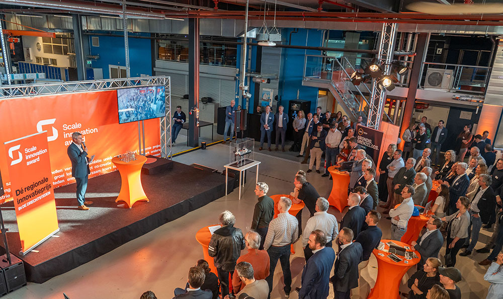 Innovatiebeurs waar genomineerden hun innovatieproject tonen