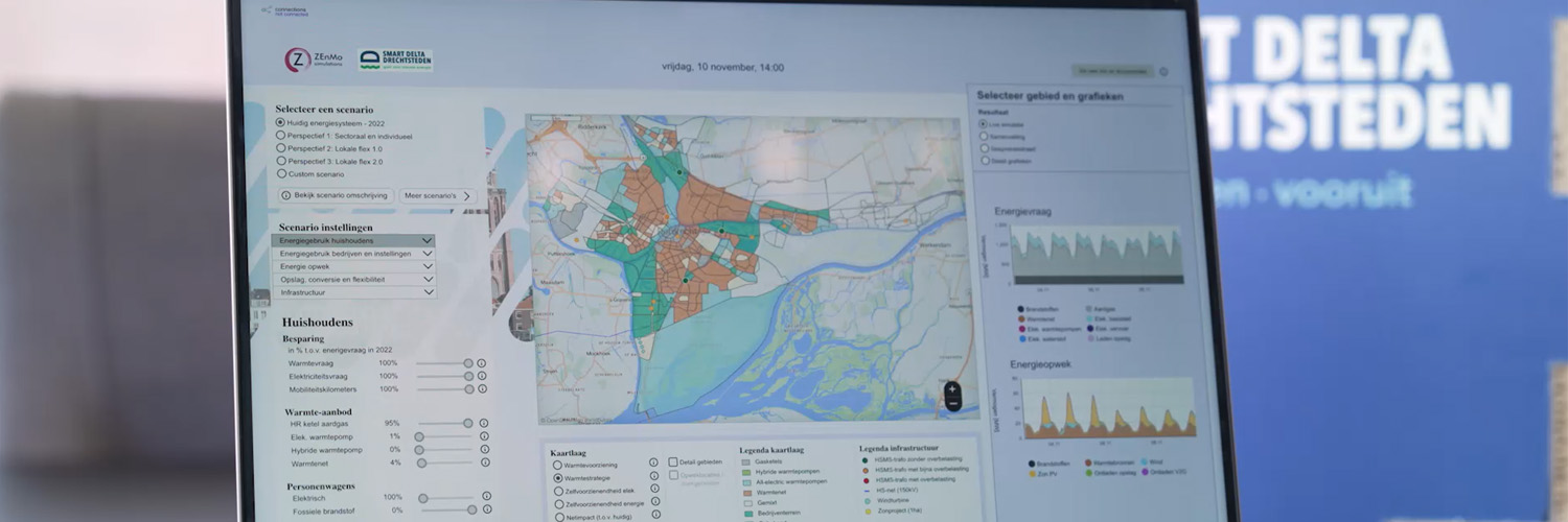 Voorbeeld simulatietool Digital Twin