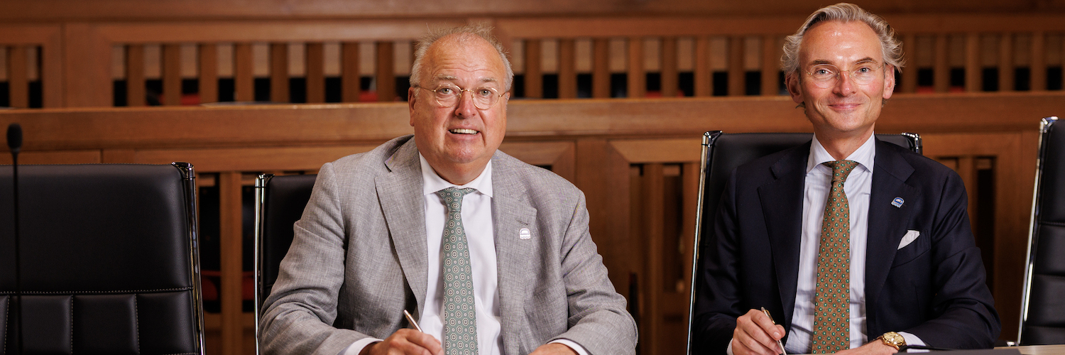 Nanning Mol en nieuwe mobiliteit ambassadeur Peter van der Velden