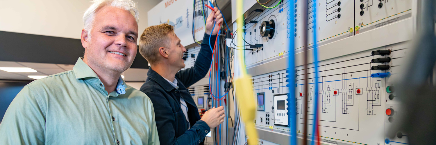 Robbert-Jan 't Hoen en Pim Opraus werken in de praktijk aan de energietransitie