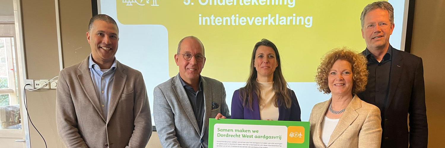 Ondertekening intentieverklaring Dordt West aardgasvrij