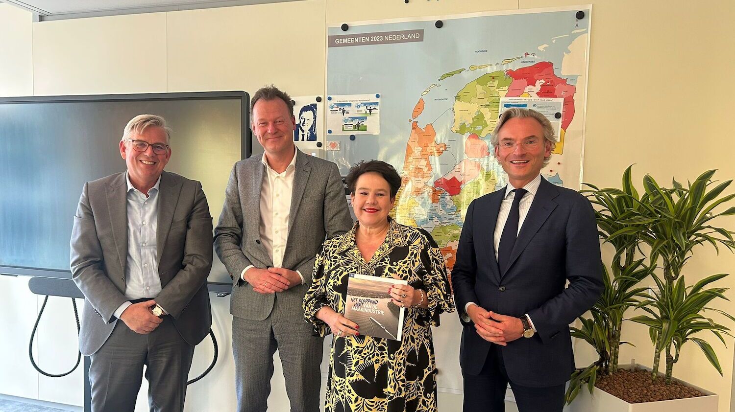 Nanning Mol Gerard Schouw Leonard Geluk en Sharon Dijksma