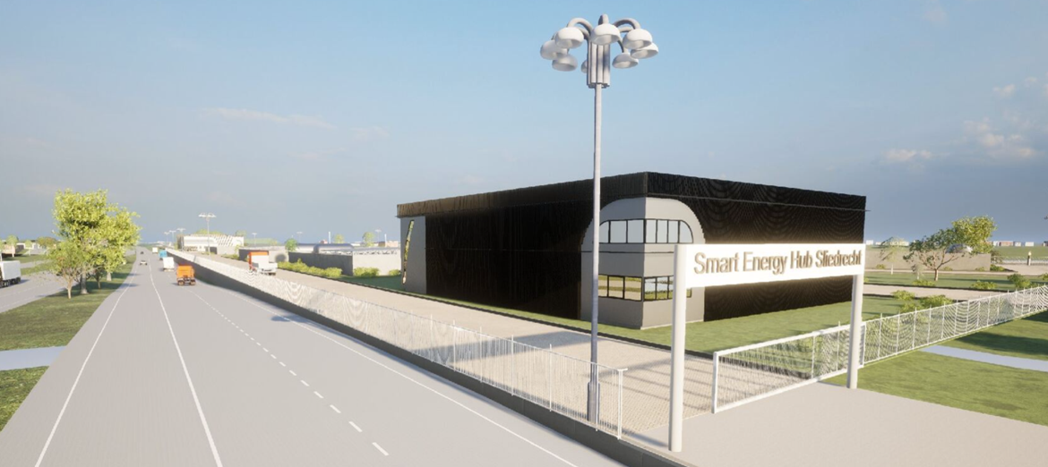 Impressie van de H2 Smart Energy Hub in Sliedrecht