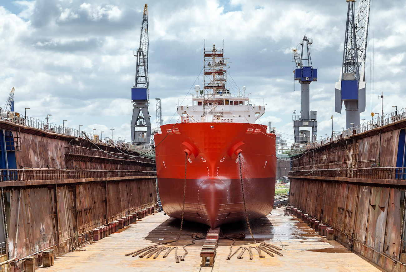 Een foto van een schip